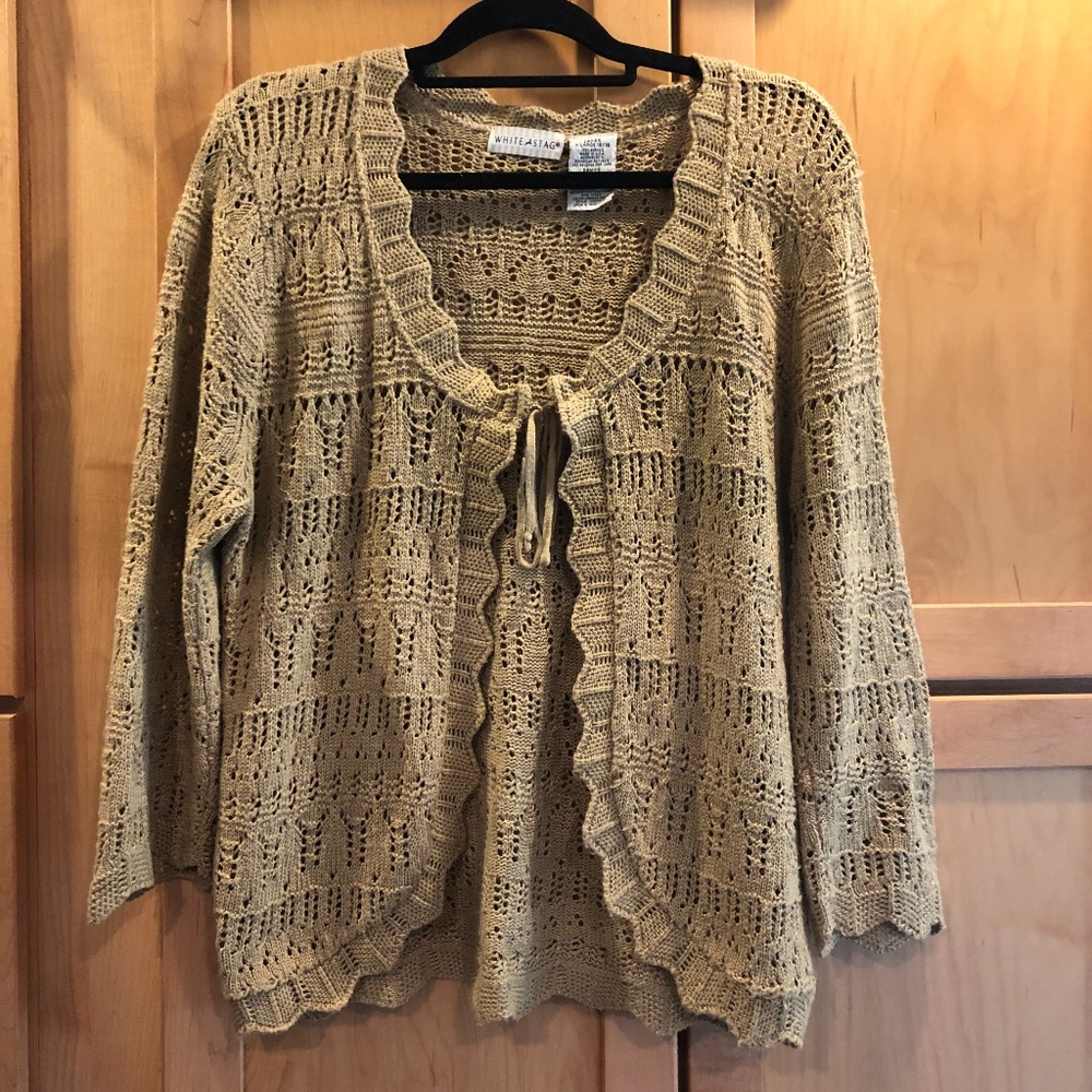 White Stag Brown Sweater XL 16/28